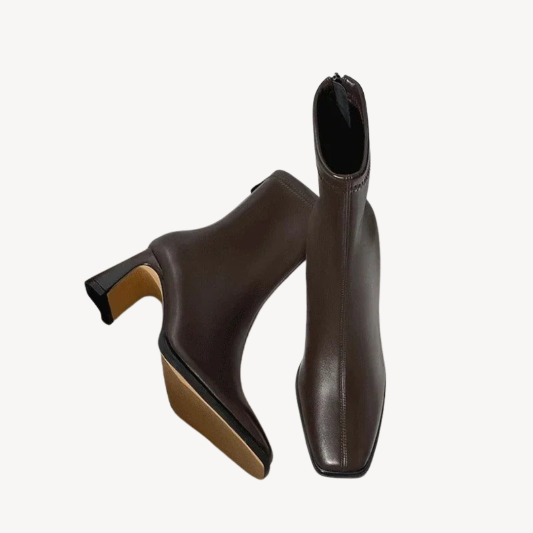 Womens Orthopedic Ankle Boots Square Toe Supportive Fit