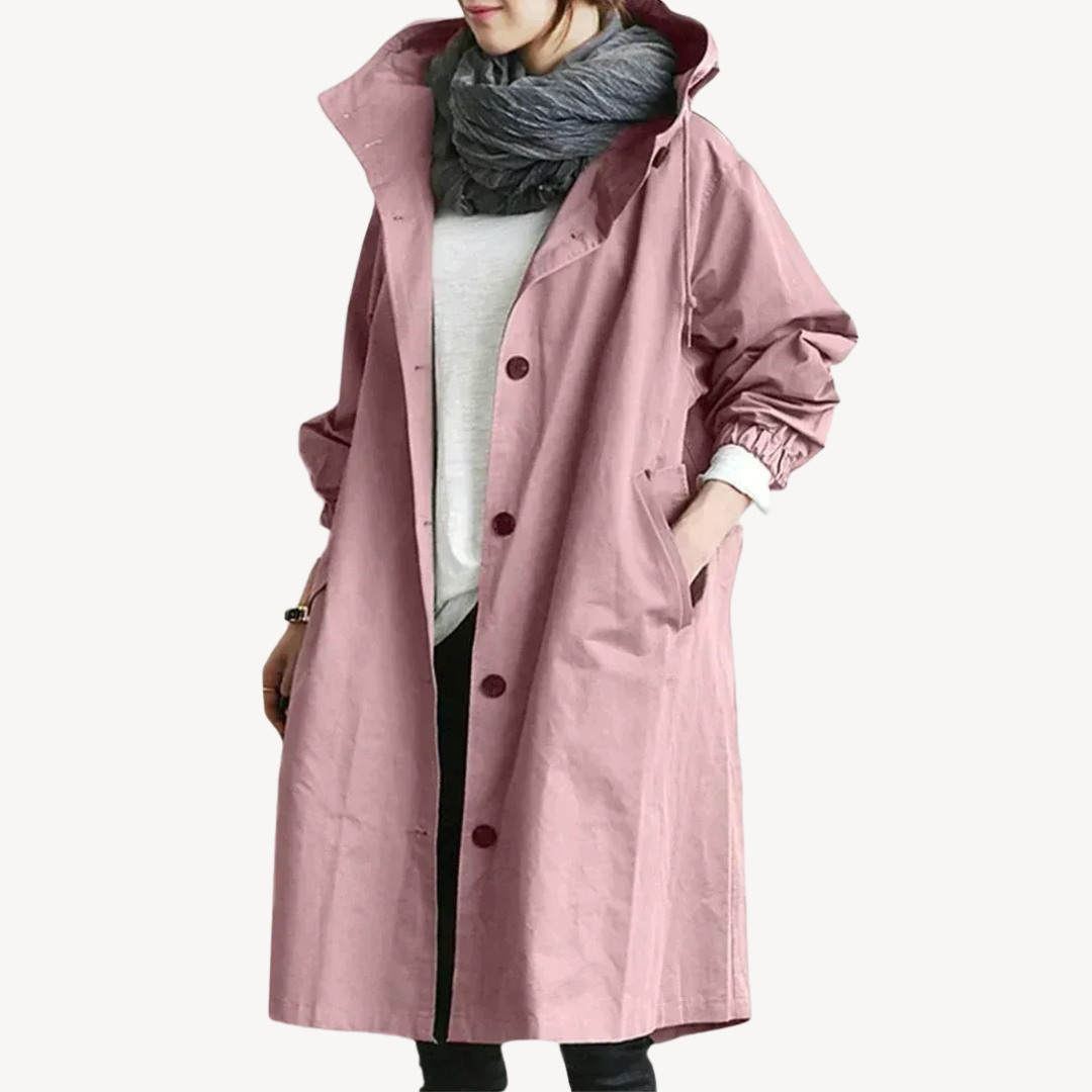 Womens Trench Coat Cotton Classic Fit