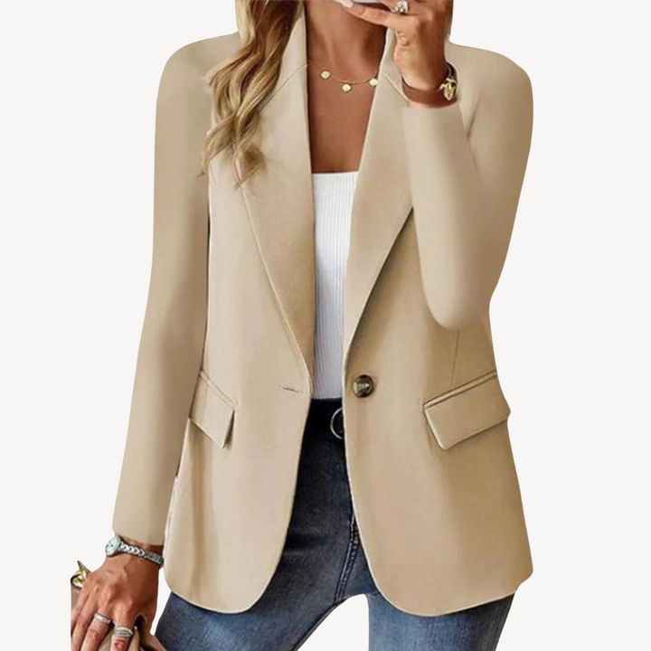 Womens Blazer Jacket Single Button Tailored Fit
