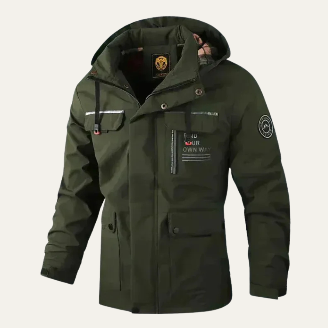 Mens Utility Parka Jacket Tactical Outdoor Style