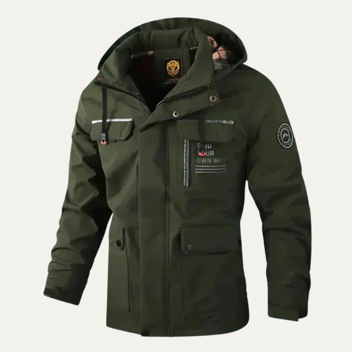 Mens Utility Parka Jacket Tactical Outdoor Style