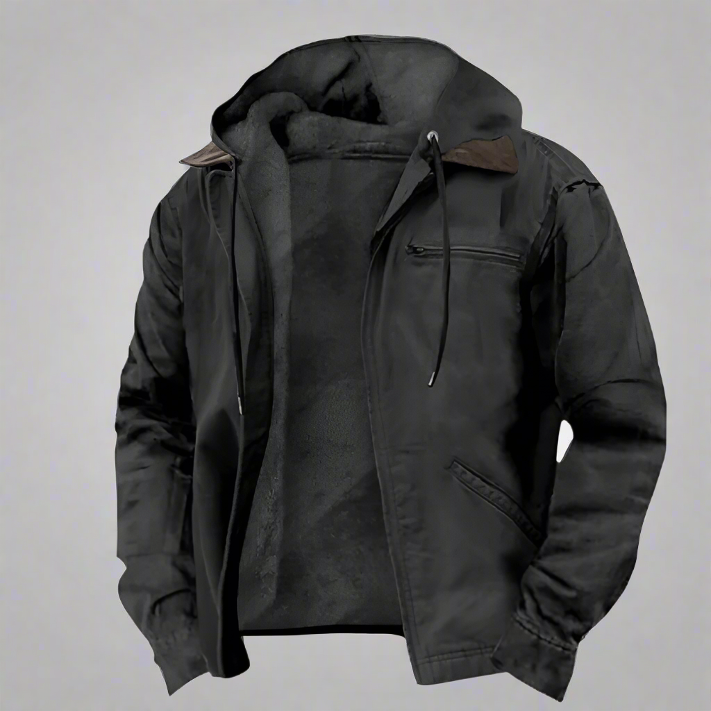 Mens Hooded Jacket Classic Fit