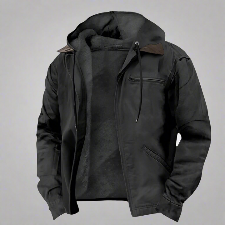 Mens Hooded Jacket Classic Fit