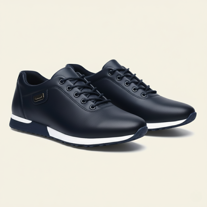 Mens Orthopedic Leather Sneakers Comfortable Fit