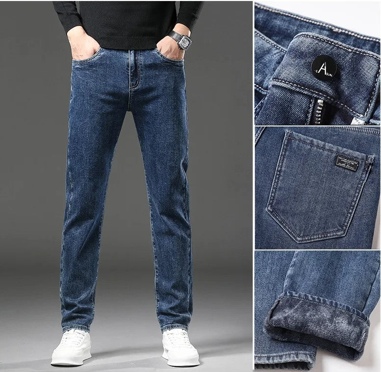 Womens Winter Jeans Insulated Warm Fit - BritishMode