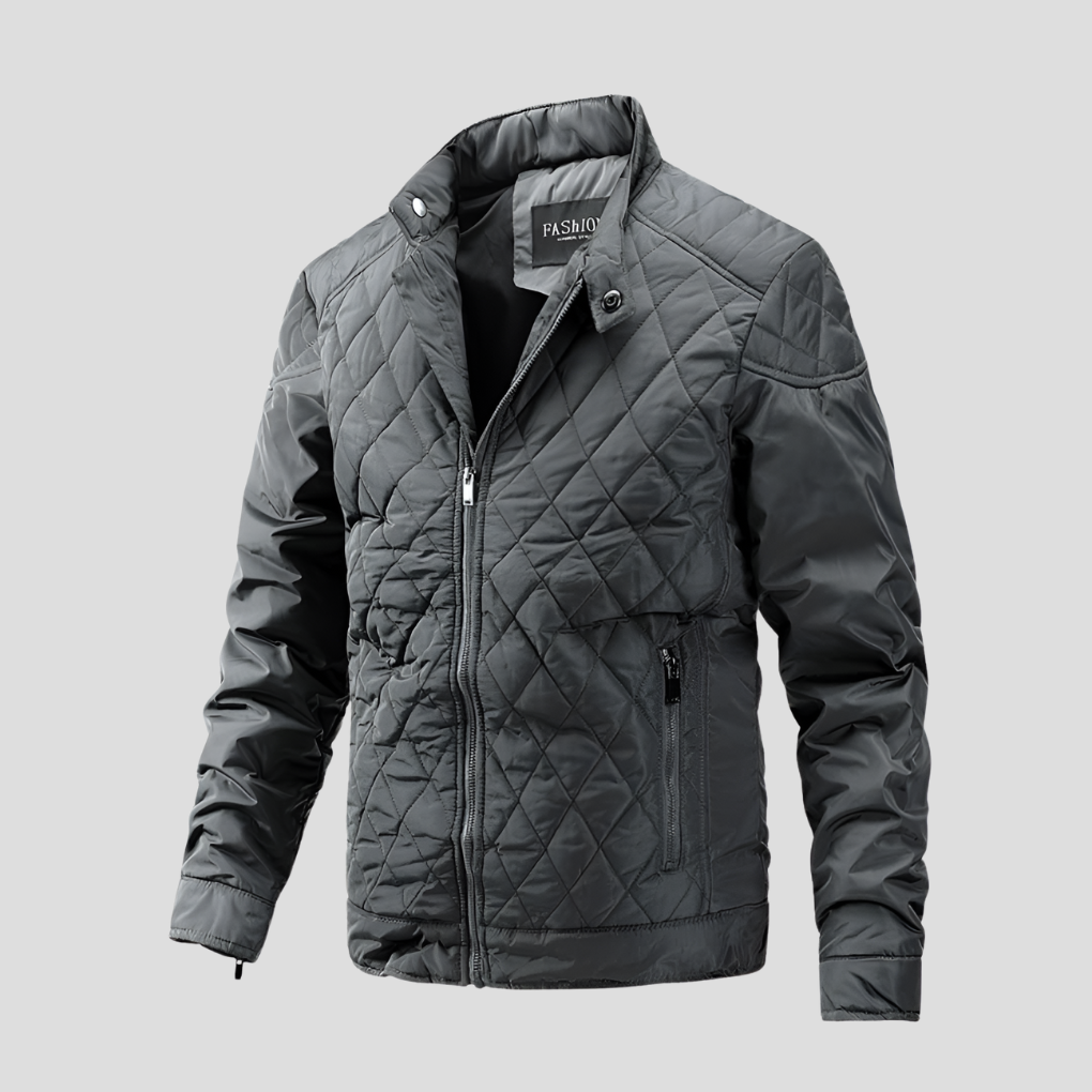 Mens Quilted Jacket Lightweight Transitional Fit