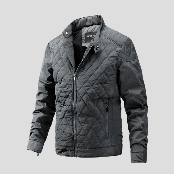 Mens Quilted Jacket Lightweight Transitional Fit