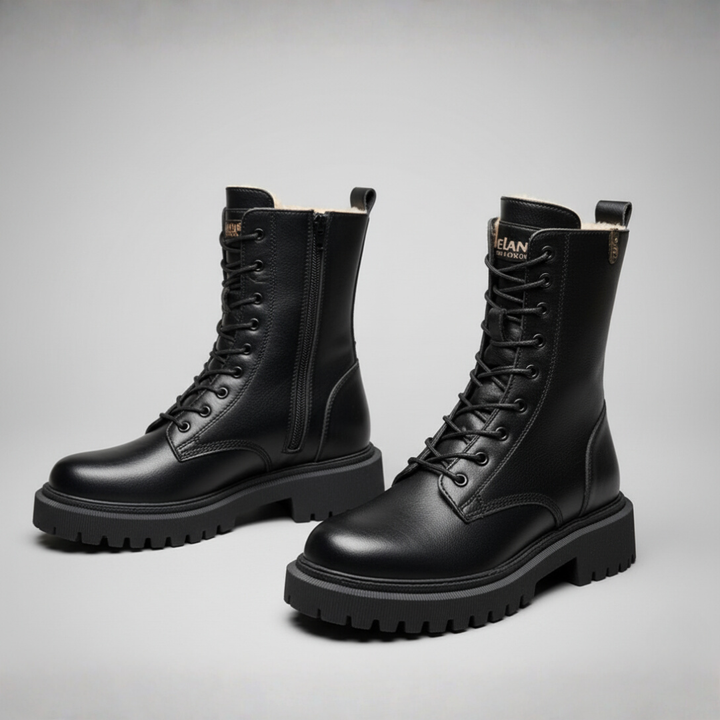 Unisex Snow Boots Faux Leather Classic Style - BritishMode
