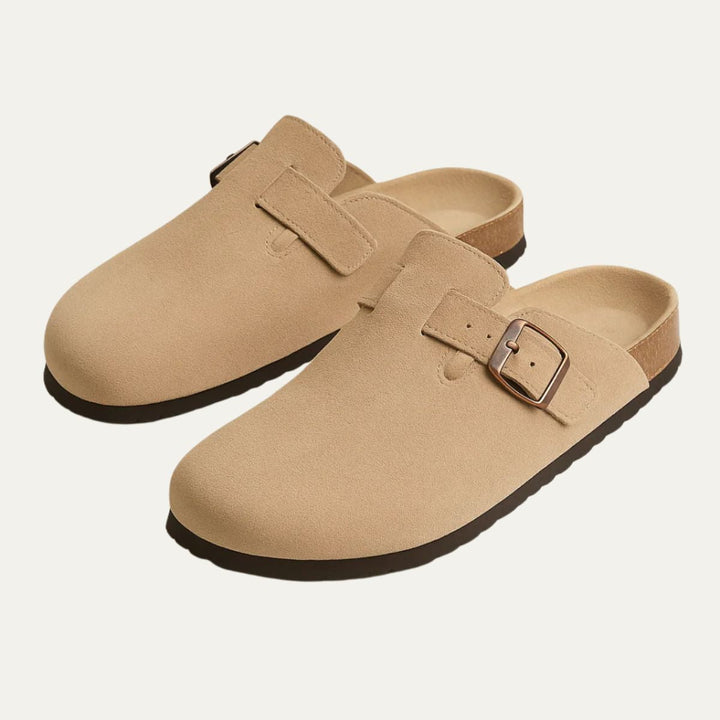 Mens Suede Moccasin Slipper Relaxed Fit