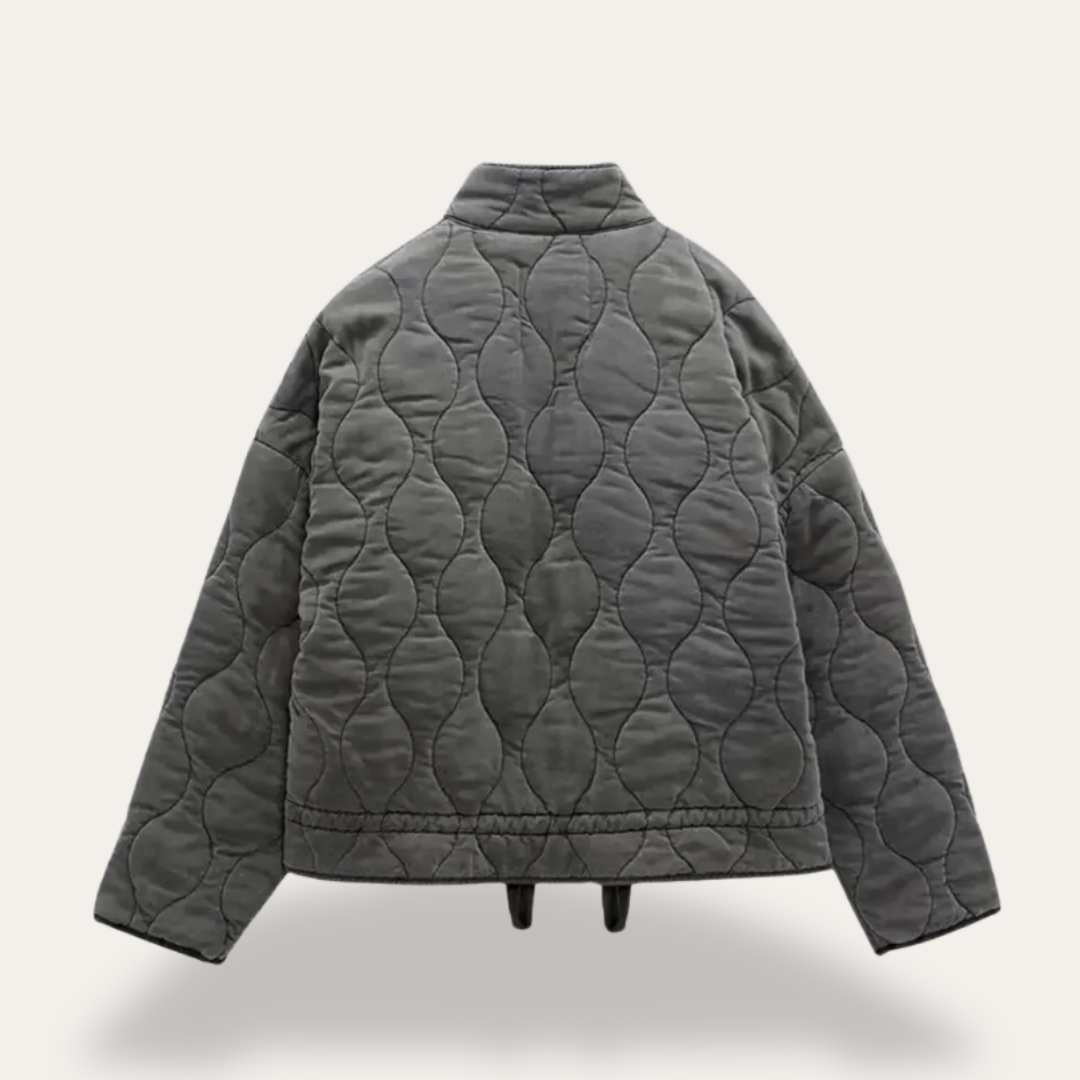 Womens Quilted Jacket Insulated Lightweight Fit