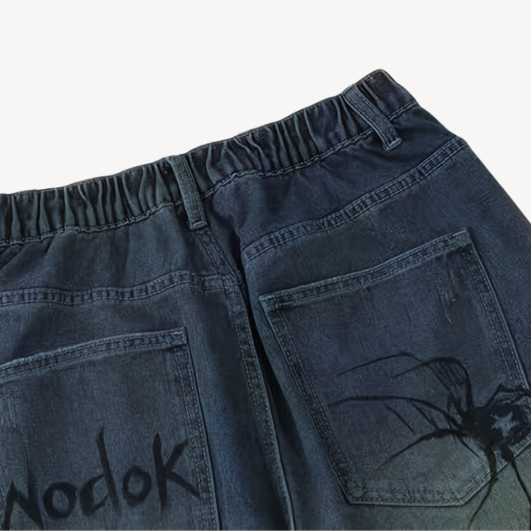 Womens Denim Shorts Cotton Streetwear Relaxed Fit