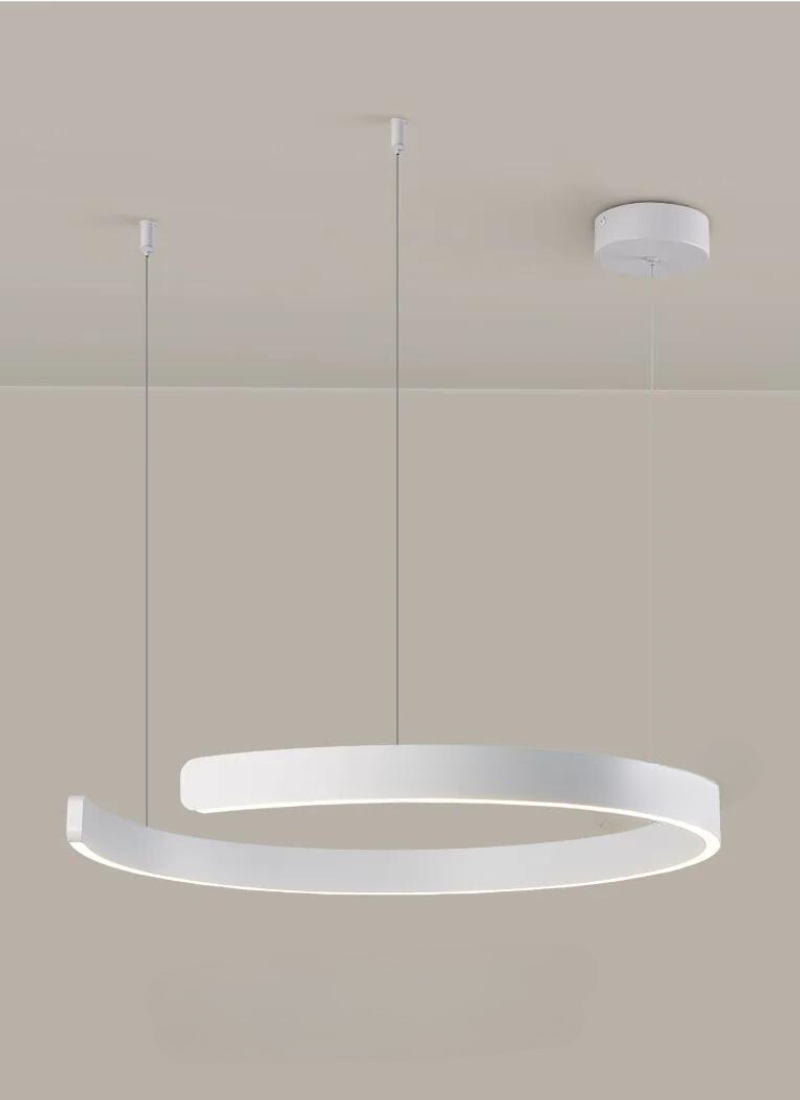 LED Ceiling Fixture Circular Soft Warm Lighting