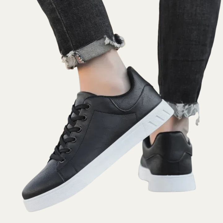 Mens Casual Sneakers Leather Classic Style