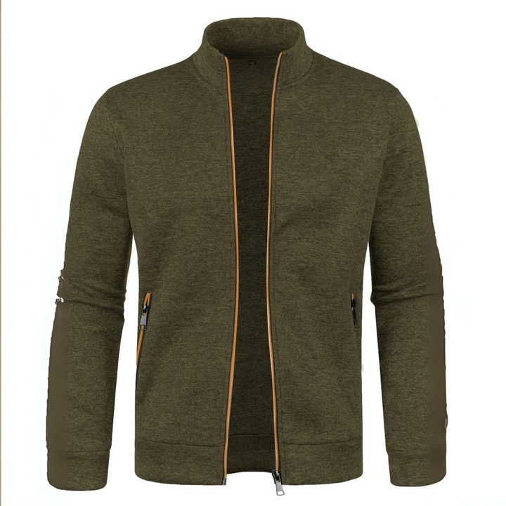 Mens Track Jacket Full Zip Piped Design