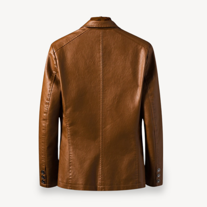 Womens Leather Blazer Tailored Fit