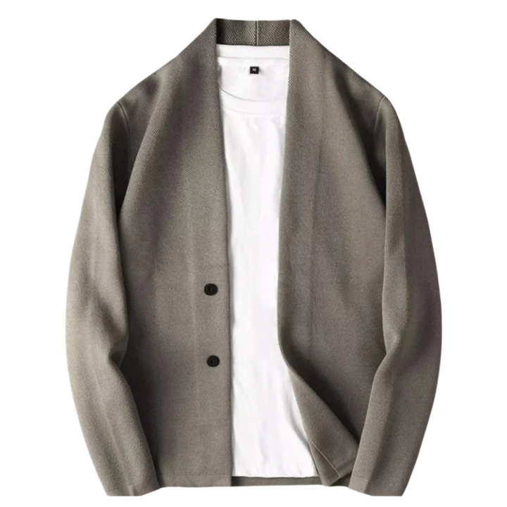 Mens Classic Button Front Sweater Cotton Blend Regular Fit - BritishMode