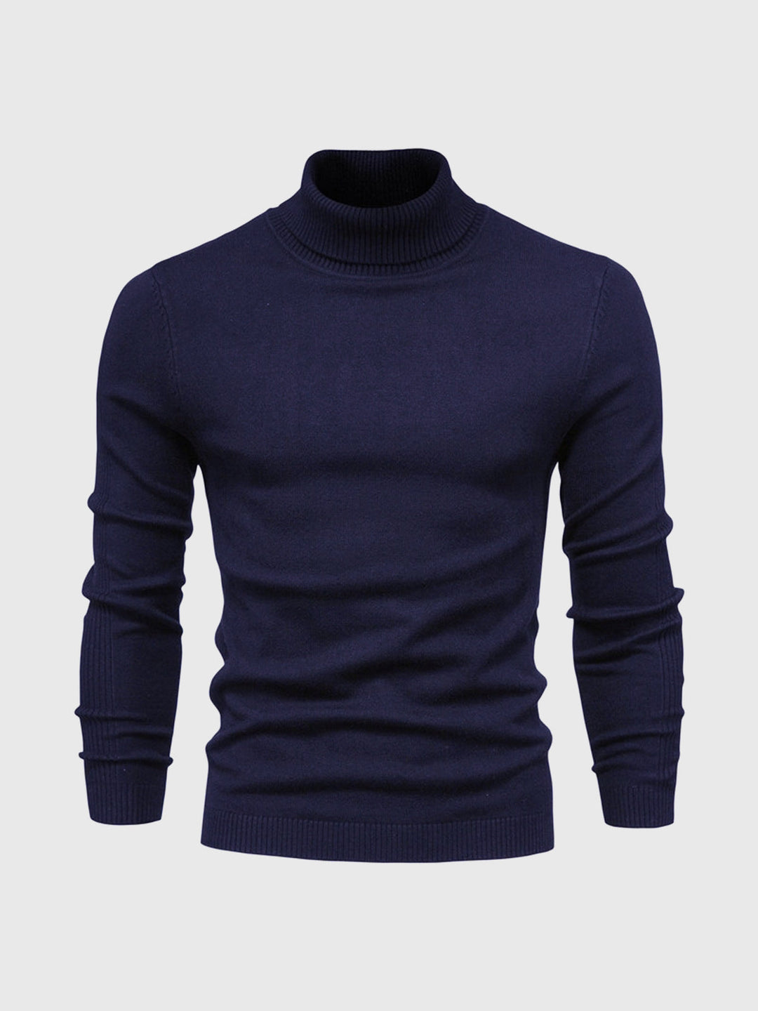 Mens Turtleneck Sweater Washable High Quality