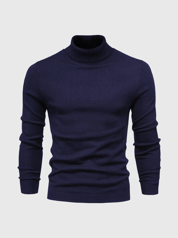Mens Turtleneck Sweater Washable High Quality