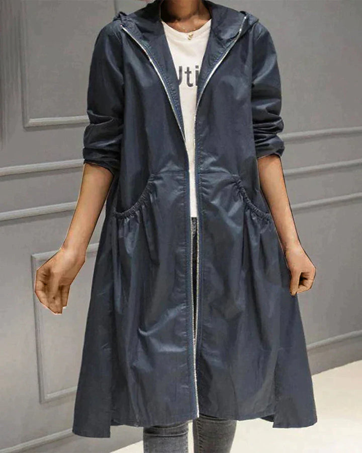 Womens Slim Fit Hoodie Coat