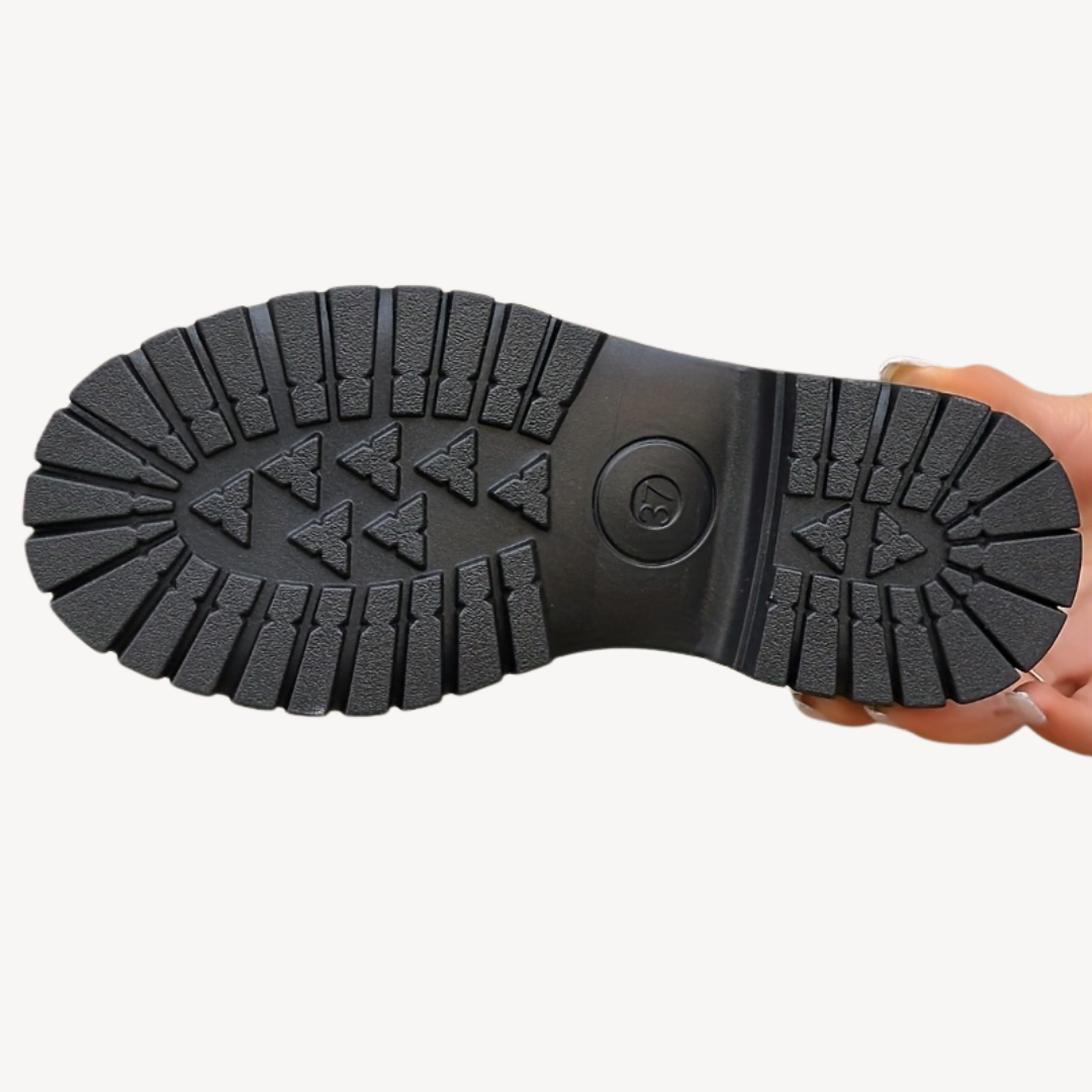 Womens Orthopedic Loafers with Buckle Closure