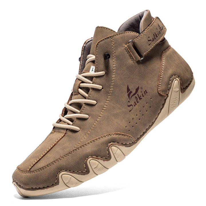 Mens Orthopedic Leather Shoes Comfortable Fit