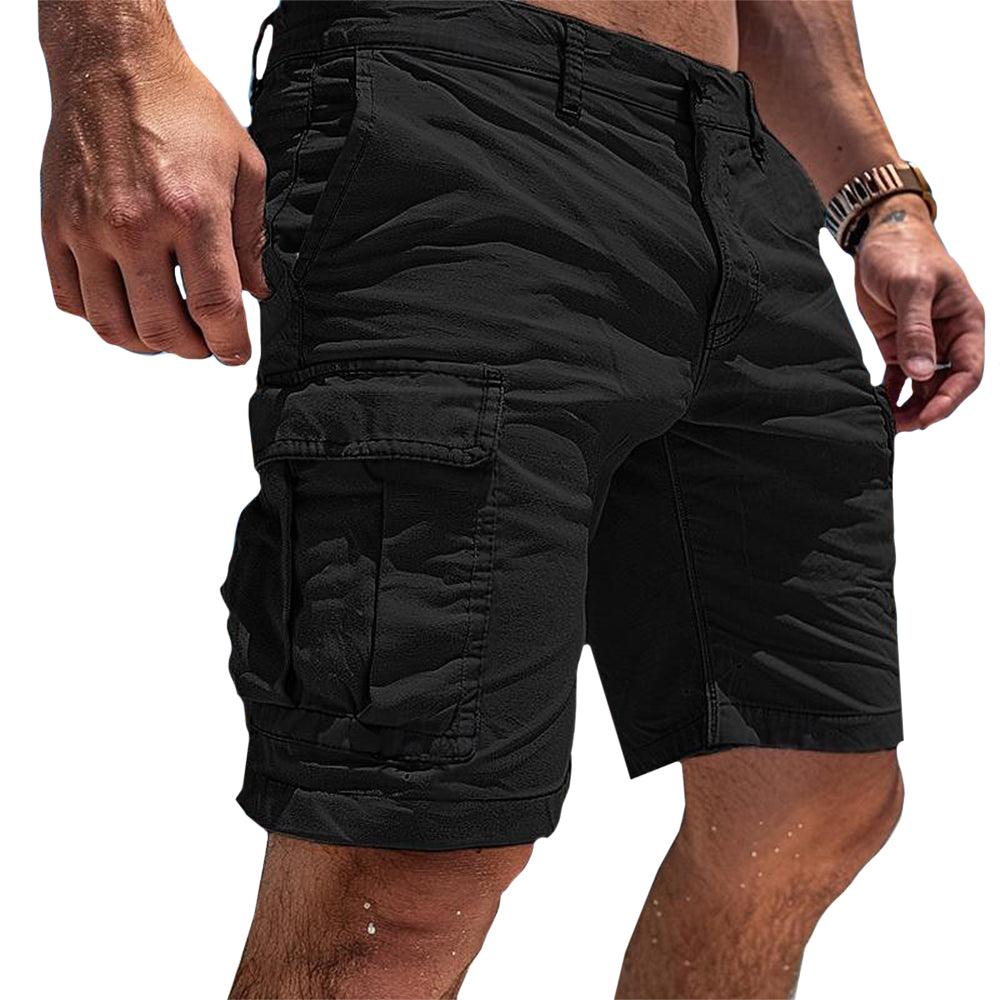 Mens Cargo Shorts Lightweight Summer Fit