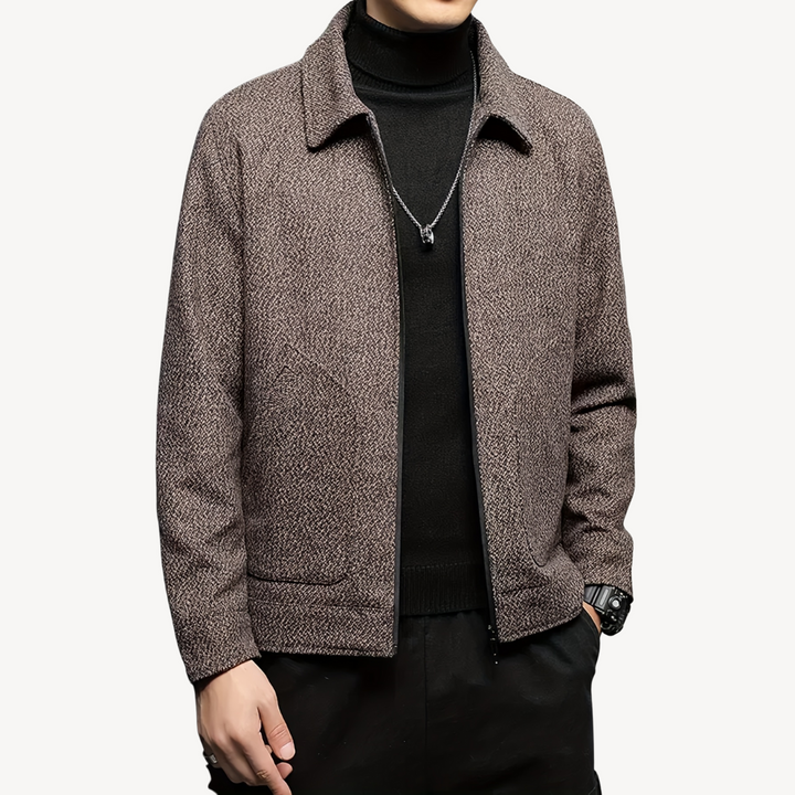 Mens Jacket Wool Blend Woven Fit