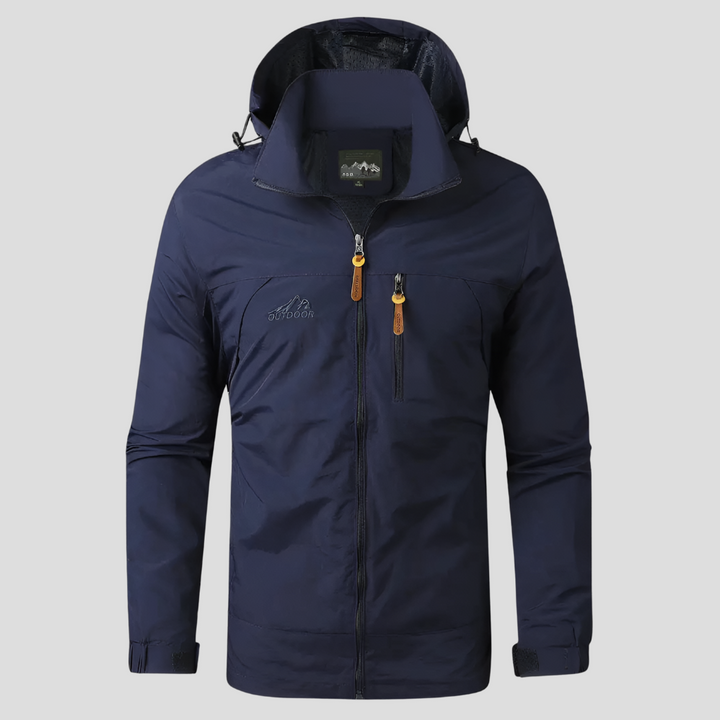 Mens Outdoor Jacket Waterproof Windproof Durable Fit