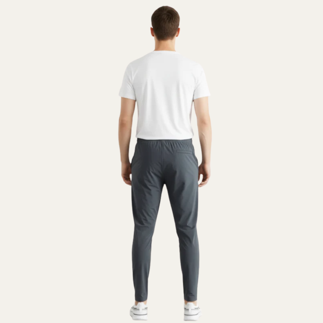 Mens Casual Pants Lightweight Tapered Fit