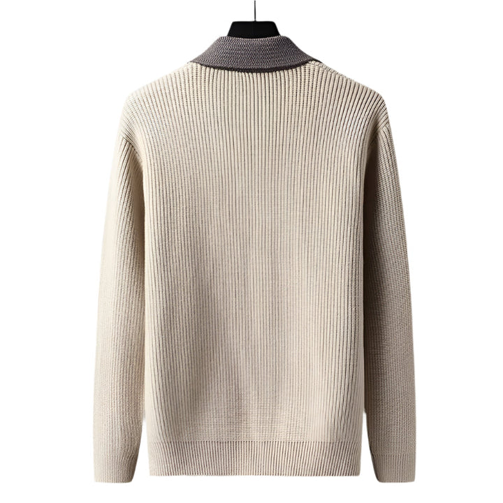 Mens Cardigan with Pockets Elegant Fit