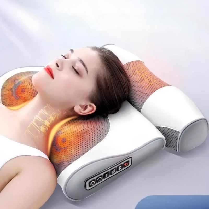 Heated Massage Pad Neck and Back Pain Relief - BritishMode