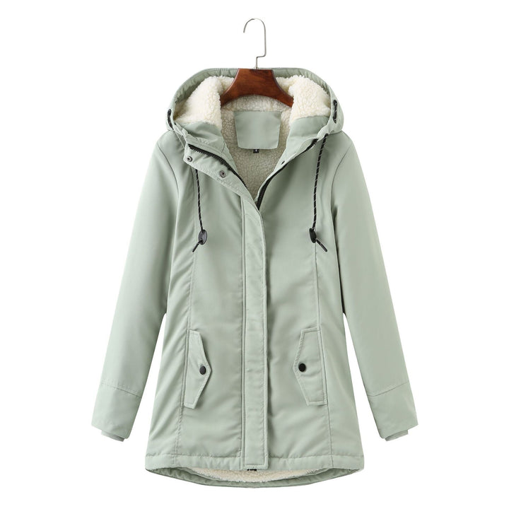 Womens Parka Jacket with Fleece Lining Warm Fit - BritishMode