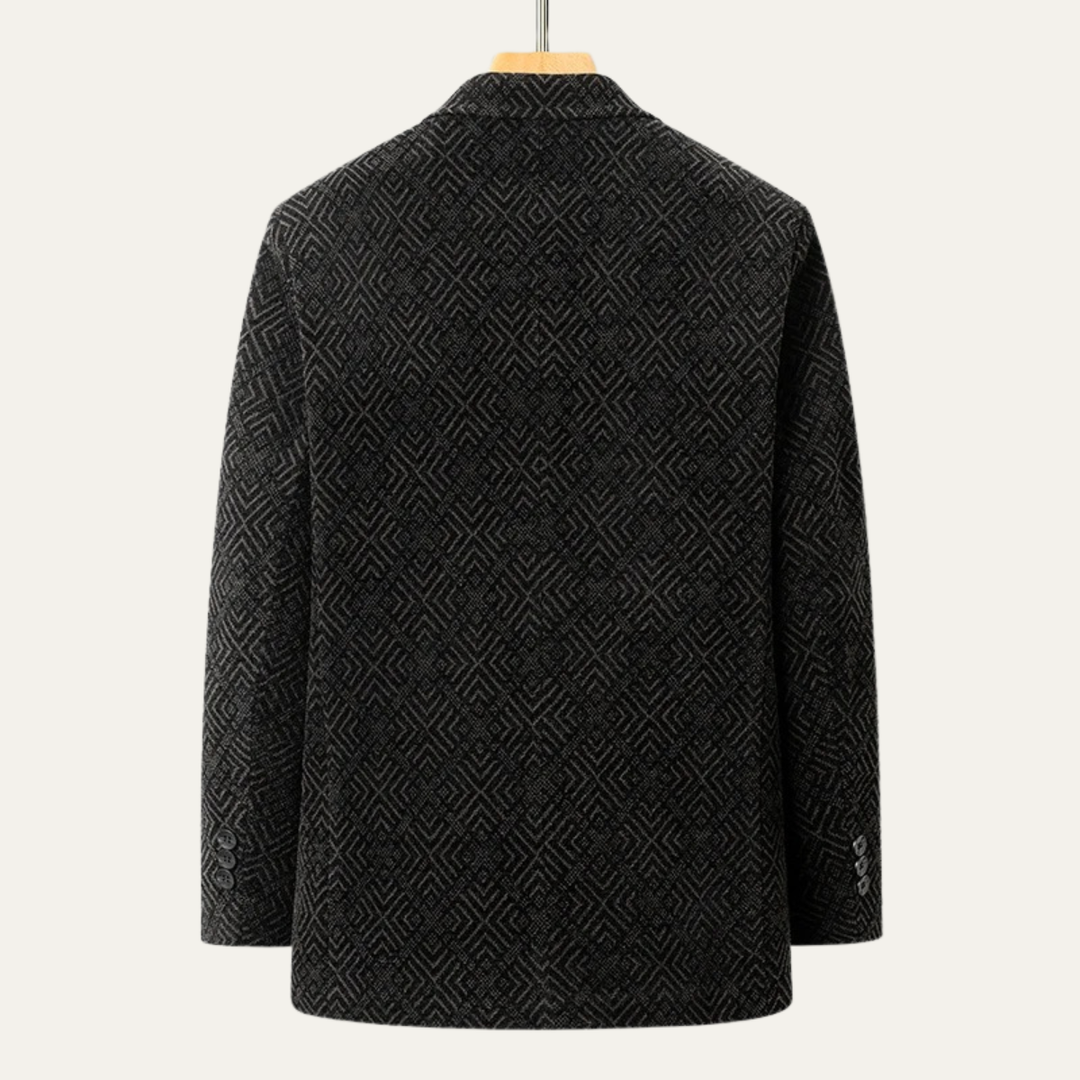 Mens Wool Suit Blazer Jacket Elegant Fit