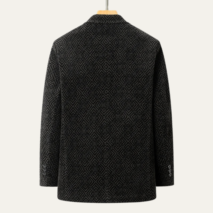 Mens Wool Suit Blazer Jacket Elegant Fit