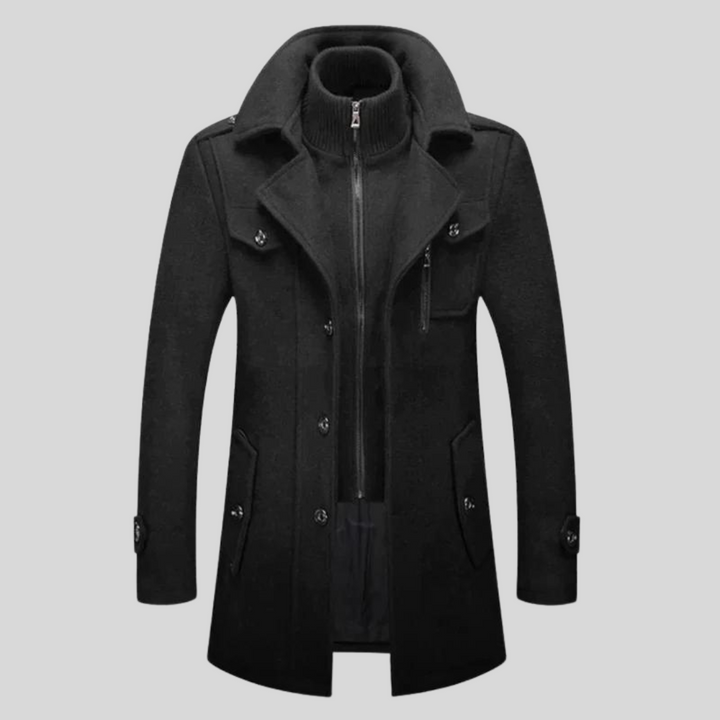 Mens Long Winter Jacket Insulated Warm Fit - BritishMode