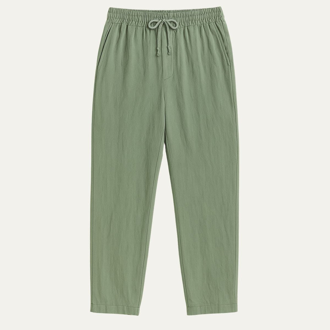 Mens Linen Pants Relaxed Fit