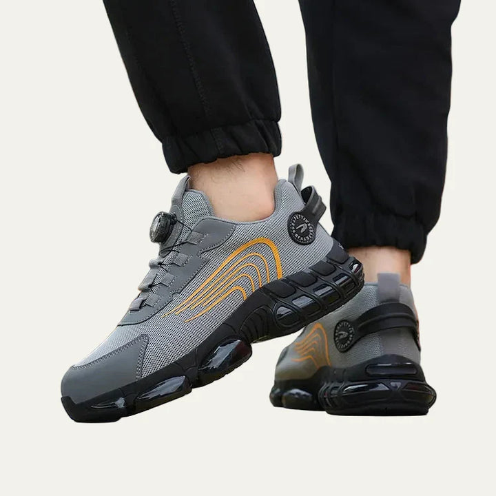Mens Mesh Sneakers with Rotary Lacing System