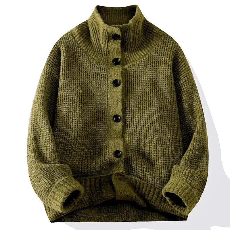Womens High Neck Sweater Classic Knit