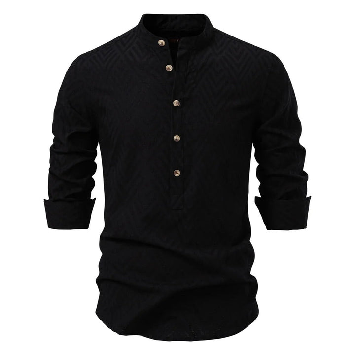 Mens Dress Shirt Cotton Classic Fit with Collar