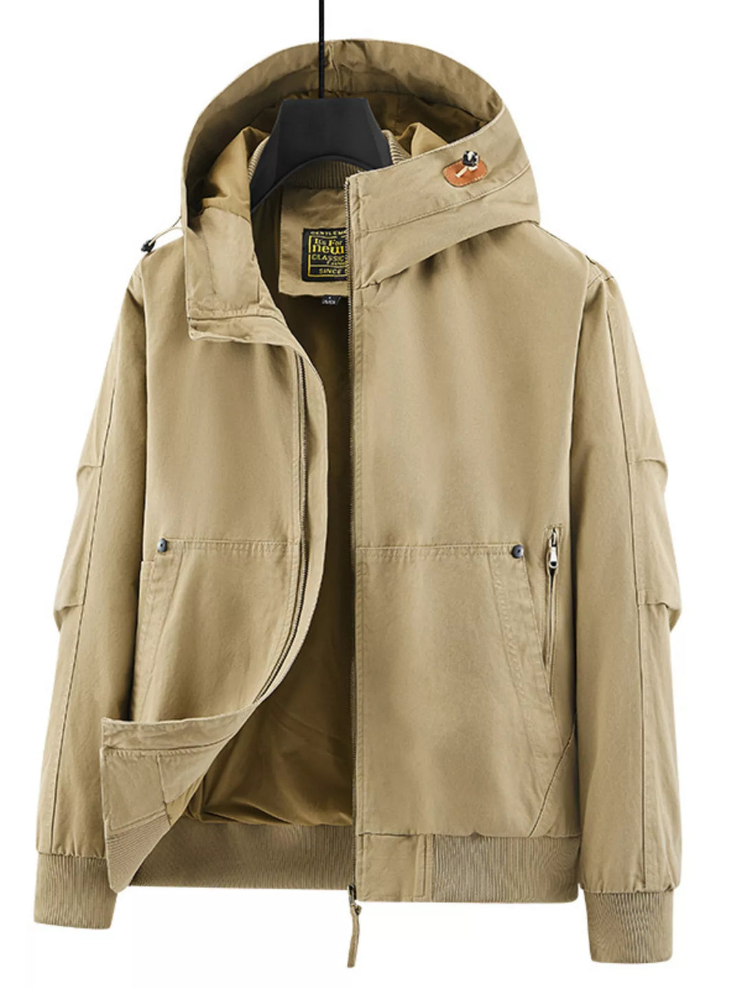 Mens Zip-Up Hoodie Jacket Large Size - BritishMode