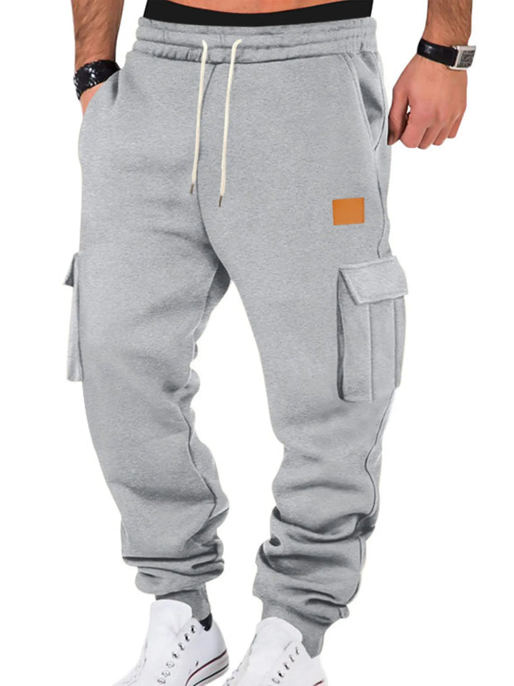 Mens Cargo Joggers Elastic Waist Relaxed Fit Plus Size