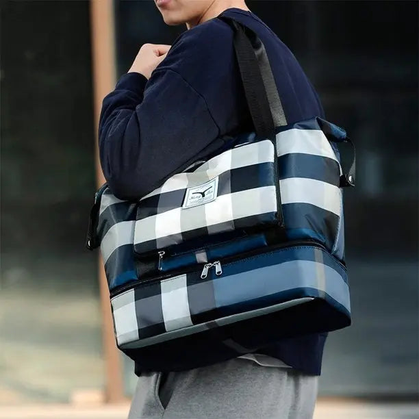 Unisex Collapsible Travel Duffel Waterproof Spacious Foldable