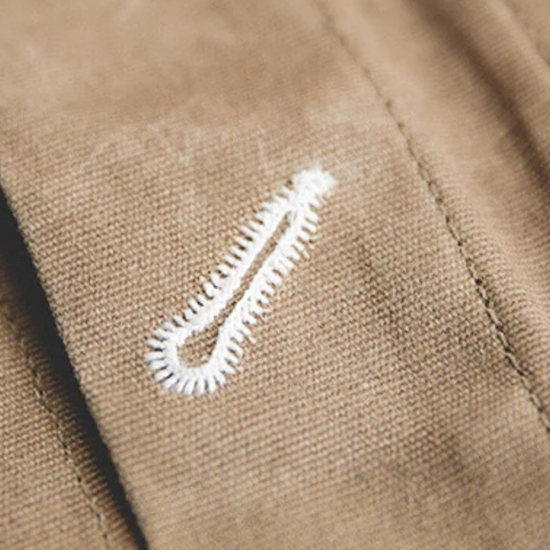 Mens Vintage Canvas Windproof Jacket Classic Fit