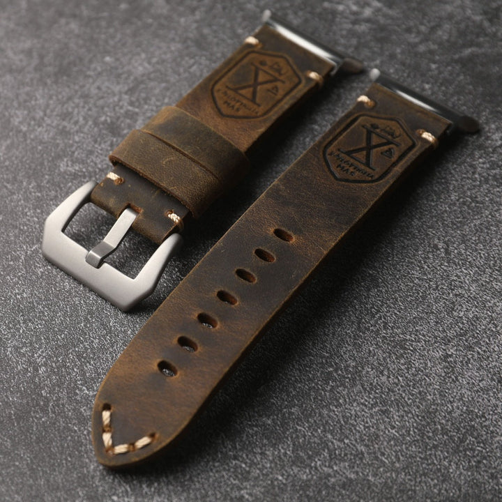 Unisex Genuine Leather Watch Band Classic Fit