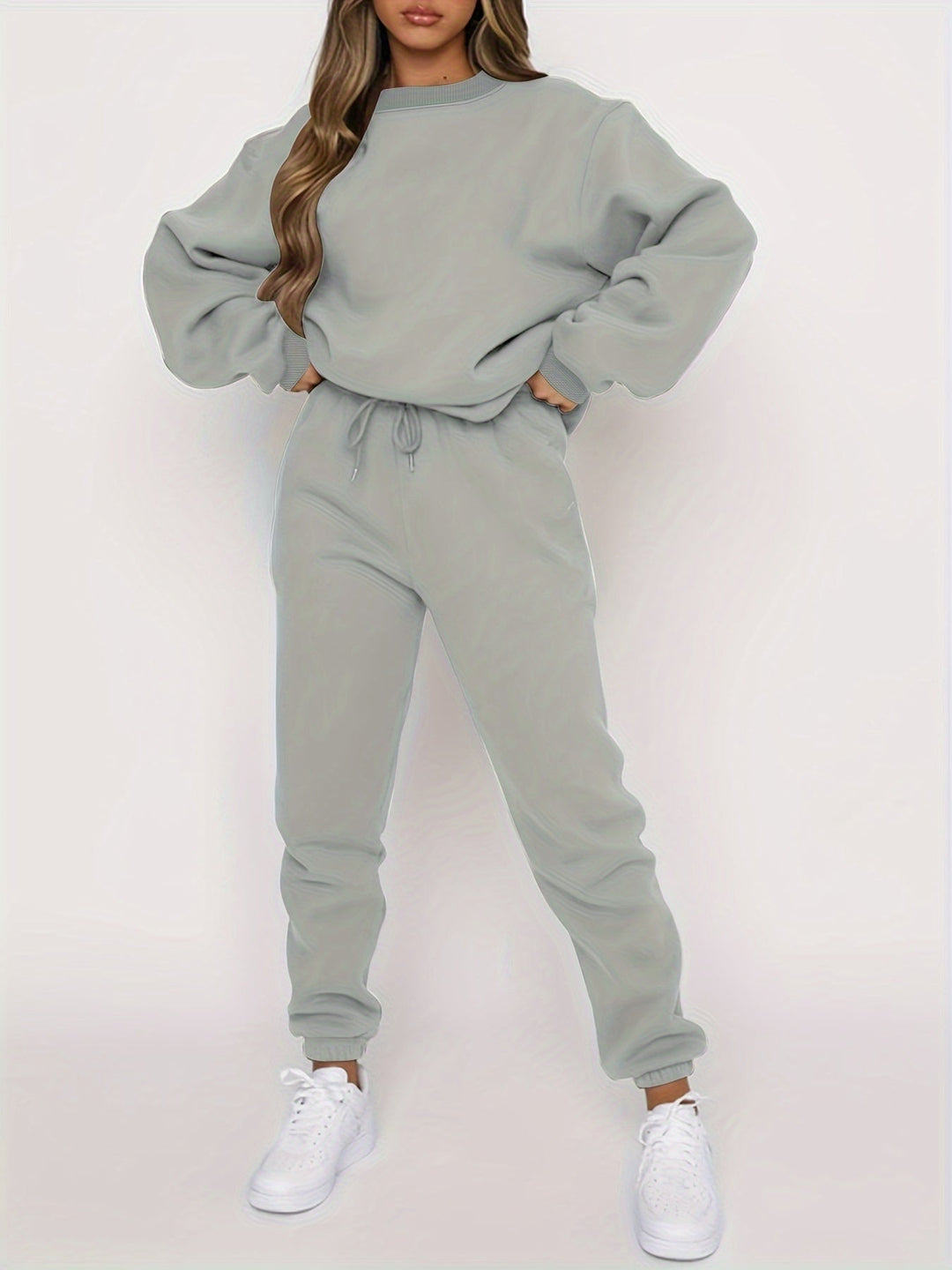 Unisex Two-Piece Tracksuit Oversized Comfortable Urban Style