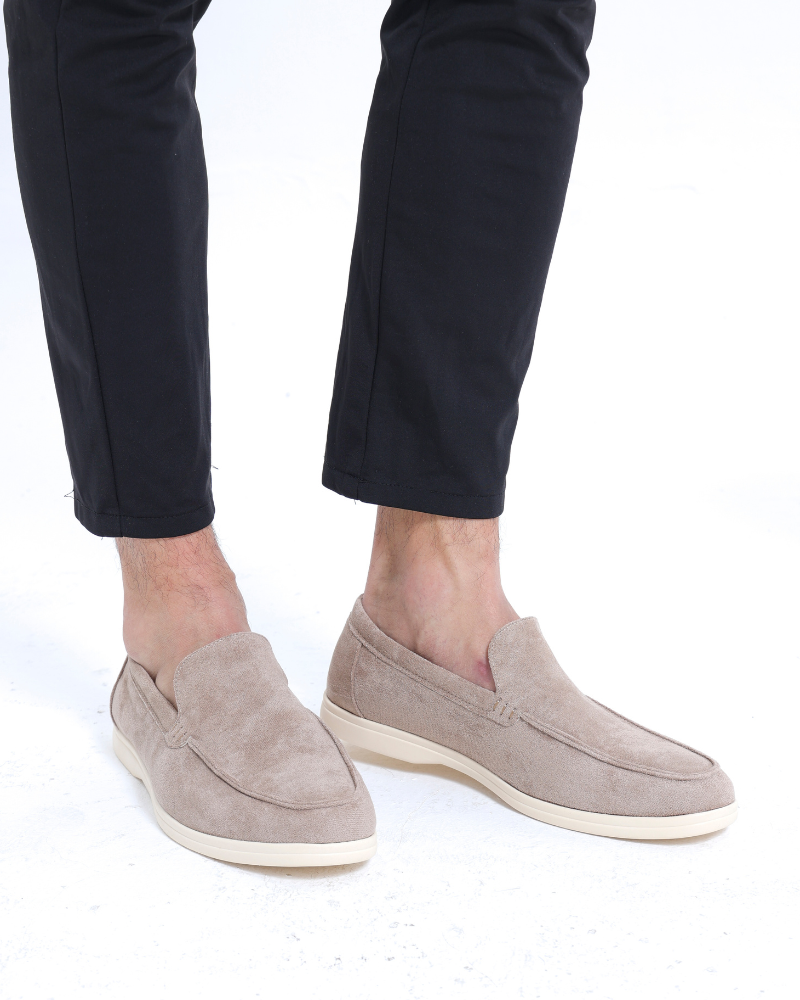 Mens Leather Slip-On Dress Shoes Classic Fit - BritishMode