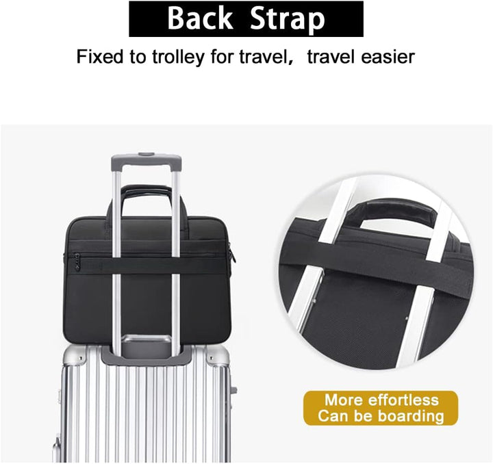 Mens Canvas Laptop Tote Bag Business Style