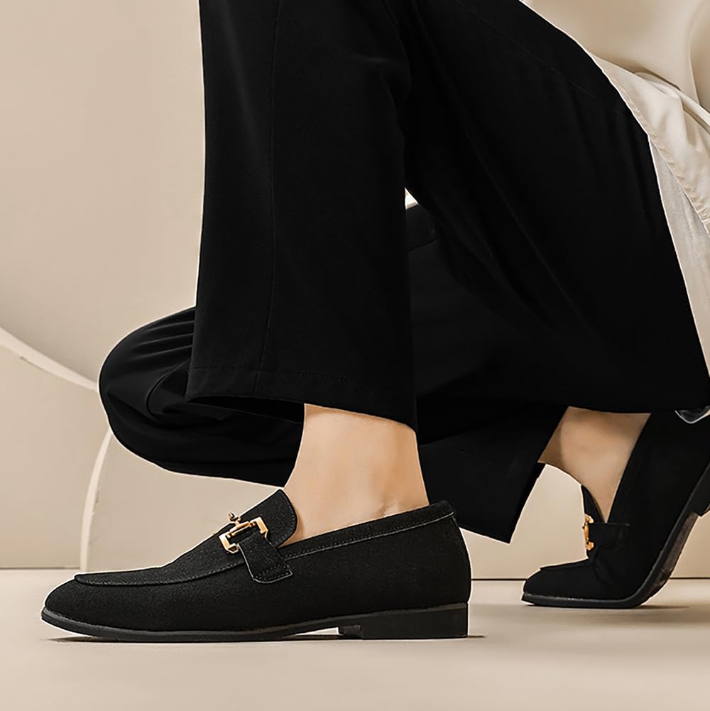 Mens Loafers Slip-On Comfortable Fit