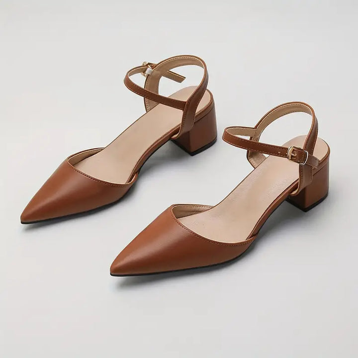 Womens Block Heel Shoes with Comfortable Fit