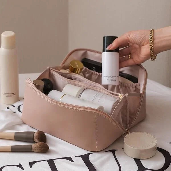 Womens Makeup Travel Bag Toiletry Organizer Compact - BritishMode